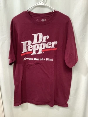 Camiseta Dr Pepper (Siempre Única) Borgoña XL Algodón T12 Foto 1 de 4