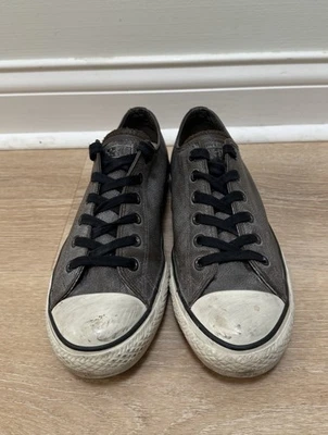 Converse All Stars de John Varvatos Real OX Cuero Gris Hombre’s 8 Mujer 10 Foto 1 de 4