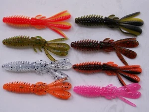 Behr 4 Stück Soft Baits Gummifisch  6 cm Jig Shad Raubfisch Forelle Barsch - Bild 1 von 9