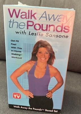 Leslie Sansone Walk Away the Pounds Boxed Set Of 3 VHS Tapes NEW SEALED 2001 - Image 1 of 4