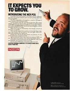 Anuncio impreso vintage 1985 - ordenador personal NCR PC6. ESPERA QUE CREZCAS ANUNCIO - Imagen 1 de 1