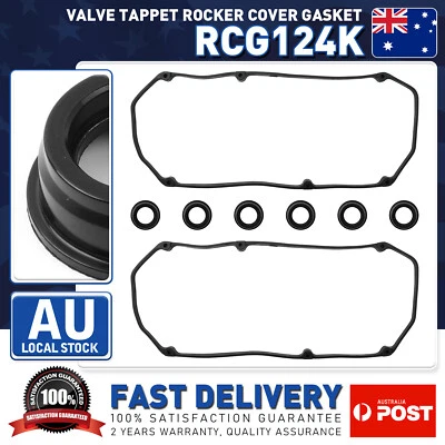 VALVE TAPPET ROCKER COVER GASKET KIT Fit MITSUBISHI MAGNA TH TJ TW 3.5L V6 AU - image 1 of 4