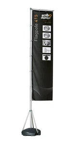Flag Pole 415 - Portable and Easy to Set-up Flag Pole suitable for Outdoor Flag - Picture 1 of 8