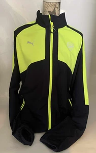 Chaqueta de Pista Arsenal Puma Azul Amarillo Cremallera Completa Fútbol Top Para Hombre Grande - Imagen 1 de 7
