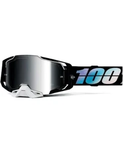 100% Armega MX Goggles Lens Krisp - Mirror Silver - Picture 1 of 3