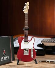 Muddy Waters Guitar Candy Apple Red Fender Telecaster Mini Guitar