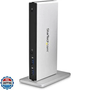 StarTech.com Dual Monitor USB 3.0 Docking Station w/ DVI to VGA and HDMI Adap - Photo 1/5