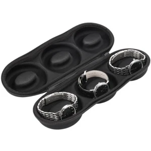 Watch Roll Bag 1/2/3Slot Watch Travel Storage Case Watch Pouch Display Box Black - Picture 1 of 14