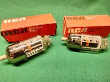 Lot of 2 RCA 6ME6 Vacuum Tubes ~ Tested Electron Tubes ~ NOS?  Wrong Sleeves  PM