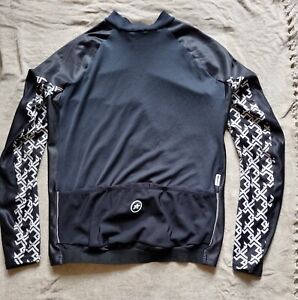 ASSOS MENS MILLE GT SPRING FALL LONG SLEEVE JERSEY BLACK SIZE XLARGE