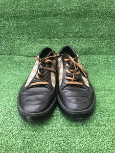 GUCCI Common GG Supreme Low Top Sneakers Brown Black Men’s Size 8 G - Picture 1 of 9