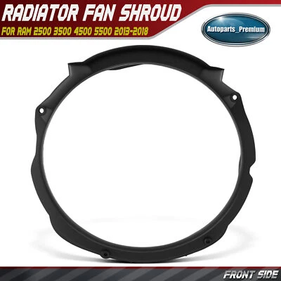 Cubierta del ventilador de refrigeración del motor para Ram 2500 3500 4500 5500 2013-2018 6,7 L tipo redondo Foto 1 de 4