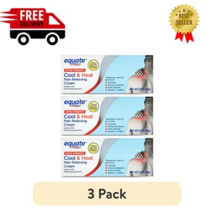 Equate Extra Strength Cool & Heat Pain Relieving Cream, 3 oz ( Pack of 3 ) - Picture 1 of 12