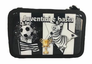✔️ ASTUCCIO JUVENTINI - 3 ZIP - Completo di colori, matite, penne! ⭐⭐⭐⭐⭐ - Foto 1 di 4