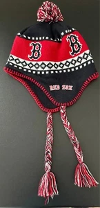 Beanie Mütze Boston Red Sox Baseball 47 Strick rot schwarz weiß MLB Erwachsene One Size - Bild 1 von 3