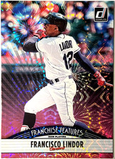 2019 DONRUSS FRANCHISE FEATURES PINK FIREWORK #2 FRANCISCO LINDOR/FERNANDO TATIS