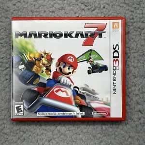 Nintendo DS Mario Kart 7 (Nintendo 3DS, 2011) Handheld Video Game No Manual - Picture 1 of 5