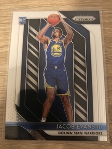 2018-19 Panini Prizm Base ROOKIE RC #212 Jacob Evans III Warriors Mint