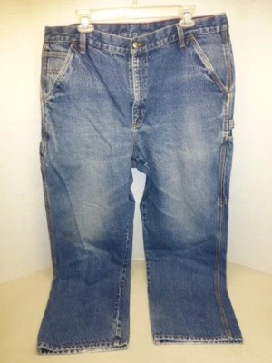 Pantalones de mezclilla Craftsman para hombre pantalones de carpintero trabajo utilitario talla 42 X 30 Foto 1 de 4