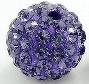 10MM Disco Balls Clay Beads Czech Crystal Shamballa Pave Premium Quality - Picture 1 of 3