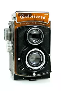 EXC :Collectible cameras Rolleicord 1 A 6 x 6 cms carl Zewise Jena 1:3.5 7.5m - Picture 1 of 24