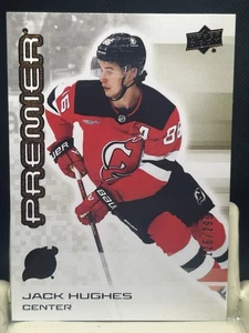 Jack Hughes 2024-25 Upper Deck Premier Hockey Base #/299 NJ Devils #86 Match! - Picture 1 of 3