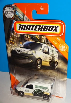 Matchbox 2020 MBX City Series #5 Renault Kangoo blanco AGAVE ACRES Foto 1 de 2