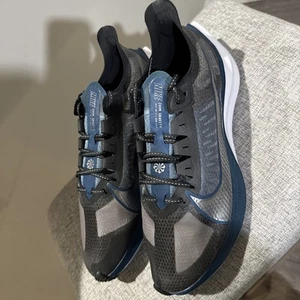 Size 10.5 - Nike Zoom Gravity Off Noir Metallic Pewter Blue - Picture 1 of 14