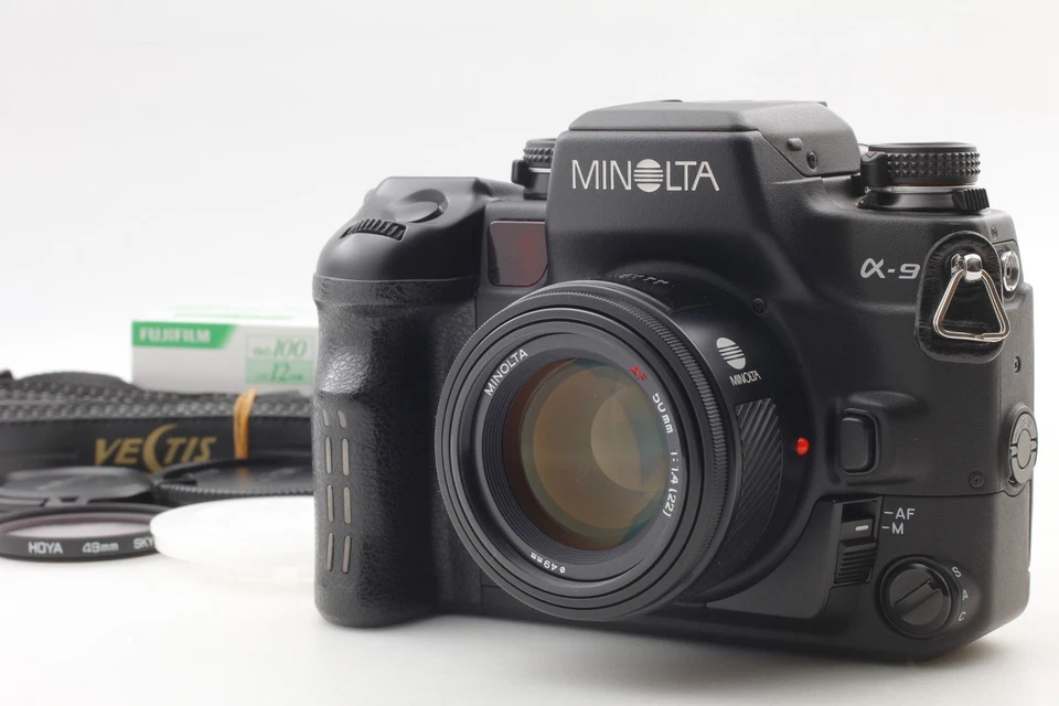 [MINT] Minolta α-9 a-9 Maxxum Dynax Film Camera 50mm f/1.4 Lens From JAPAN - Image 1 of 4