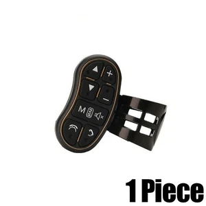 Car Steering Wheel Control Switch Wireless Controller For Radio Audio MP3 DVD - Picture 1 of 8
