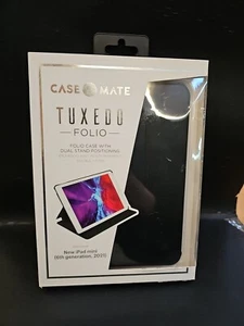 Case-Mate Tuxedo Folio Case for Apple iPad mini (6th Gen 2021) - Black - Picture 1 of 2