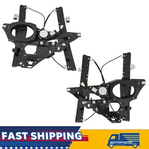 2 Front Power Window Regulator For 07-17 Ford Expedition Lincoln Navigator 2Pins - Picture 1 of 16