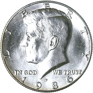 1986 P Kennedy Half Dollar - BU - Uncirculated - Picture 1 of 2