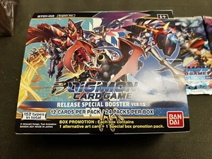 Lot of 41 Digimon Card Game BT01-BT04 Booster Packs English New Sealed - Picture 1 of 8