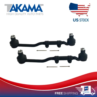 2 pcs Front Inner & Outer Tie Rod End kit LH RH For 86-97 NISSAN D21 RWD - Image 1 of 4