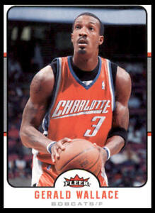 2006 Fleer #20 Gerald Wallace Charlotte Bobcats Basketball Card