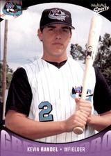2003 Greensboro Bats Multi-Ad #21 Kevin Randel Montclair California CA Card