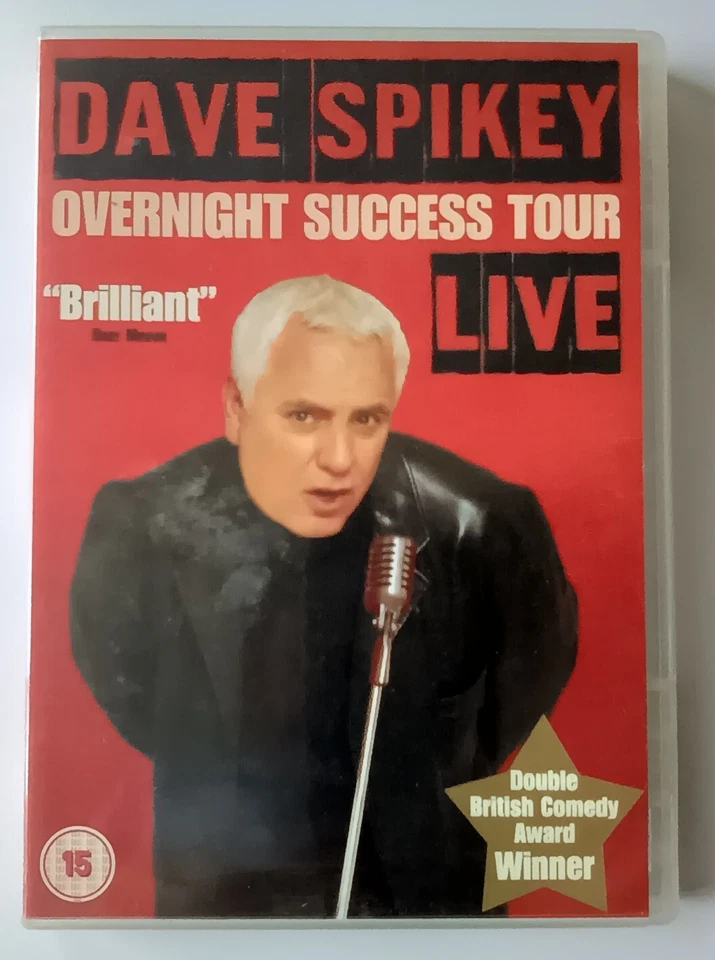 Classic British UK Comedy DVD Stand Up Dave Spikey Overnight Success Tour Live - Image 1 of 1