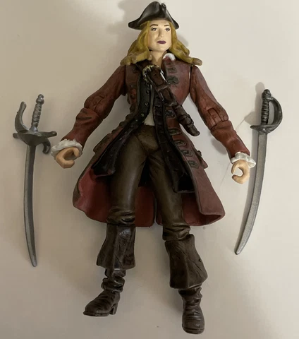 Pirates of the Caribbean Elizabeth Swann Pirate Disguised Action Figure Swords Cover