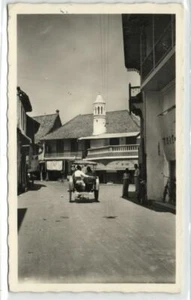 indonesia, JAVA SOERABAIA, Arabian Quarter, Mosque Islam (1938) RPPC Postcard - Picture 1 of 2