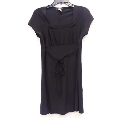 Vestido Vintage Negro Talla XL Manga Corta Cuello Cuadrado Dinamita Envío Gratis  Foto 1 de 4