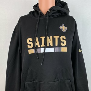nike men's new orleans saints salute to service therma hoodie