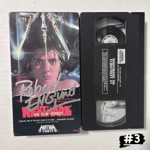 A Nightmare on Elm Street VHS MEDIA Video Treasures Signed By Robert Englund - Picture 1 of 10