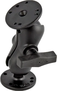 RAM Universal 1.5" Double Ball Mount with Two Round Plates - Picture 1 of 2