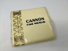 Vintage Cannon Fine Muslin Rare Yellow All Cotton Sheet 72X108 Twin Bed NOS