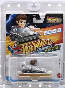 2024 Hot Wheels Racer Verse Series Back To The Future Marty McFly DeLorean - Picture 1 of 1