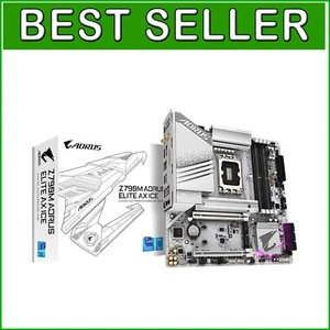 Z790 Aorus Elite AX Ice: Triple M.2, PCIe 5.0, Wi-Fi 6E for Advanced Gaming - Picture 1 of 7