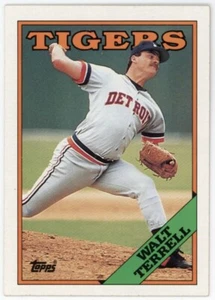 1988 Topps #668 Walt Terrell Detroit Tigers Baseball Card - Picture 1 of 1