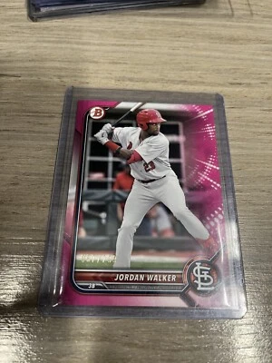 Jordan Walker 2022 Bowman Fuchsia /299 - Image 1 of 2