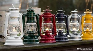 Feuerhand 276 Galvanised Steel Paraffin Lamp Hurricane Storm Camping Lantern 